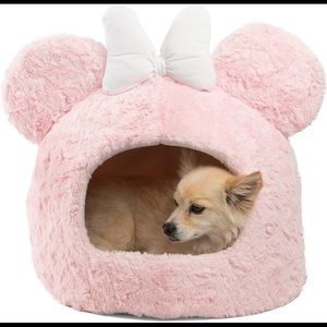 Minnie Mouse Small Dog/Cat Furred Hut